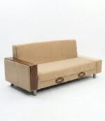 Nordic Beige Sofa Cum Bed - Image 2