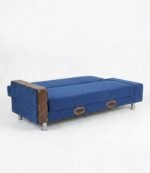 Nordic Blue Sofa Cum Bed - Image 2