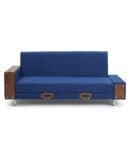 Nordic Blue Sofa Cum Bed