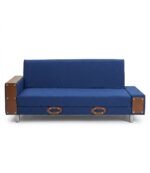Nordic Blue Sofa Cum Bed