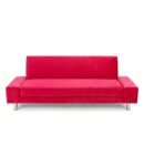 Scarlet Rose Velvet Sofa Cum Bed