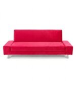 Scarlet Rose Velvet Sofa Cum Bed