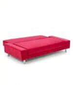 Scarlet Rose Velvet Sofa Cum Bed - Image 3